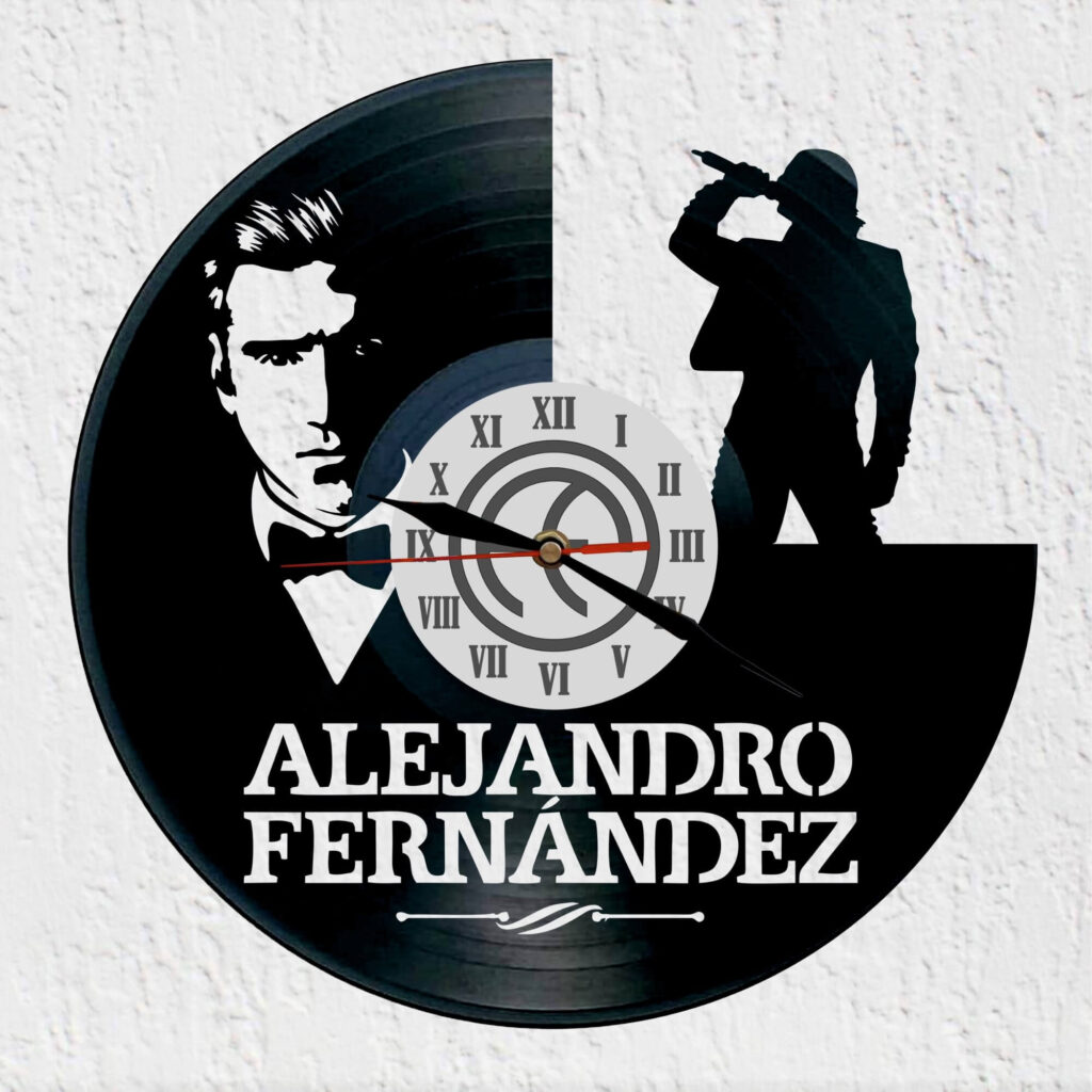 reloj de vinilo alejandro fernandez