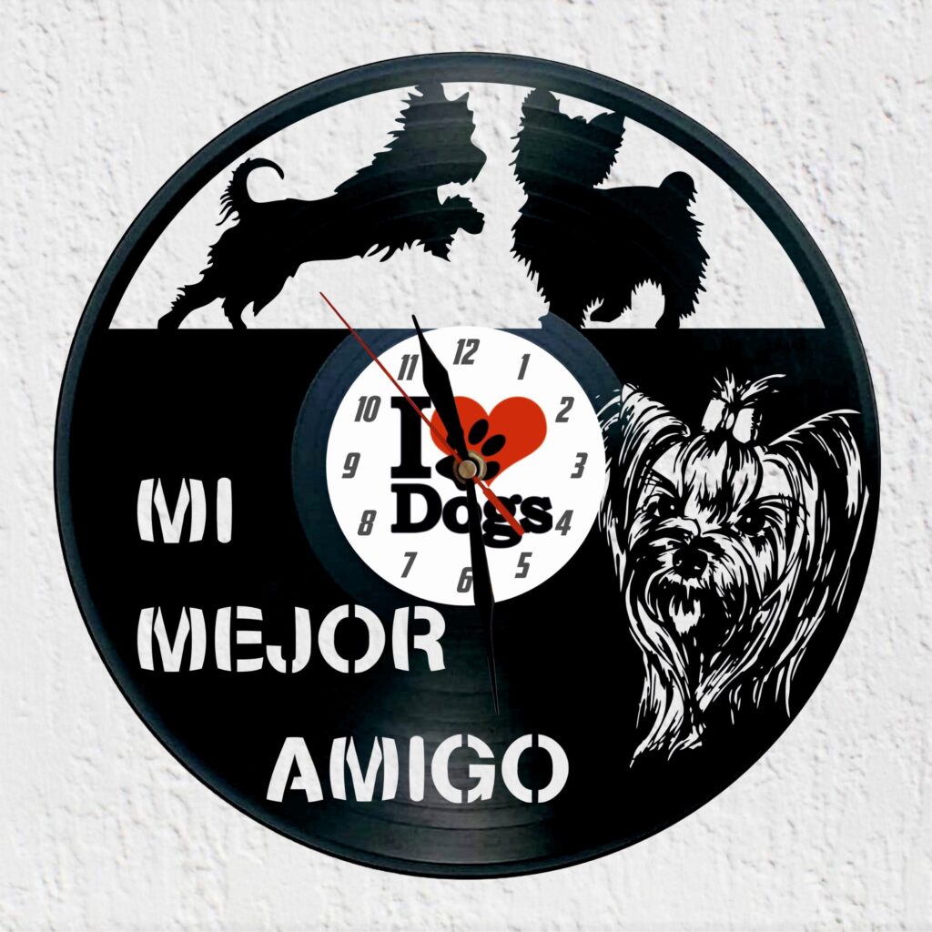 reloj de vinilo yorki