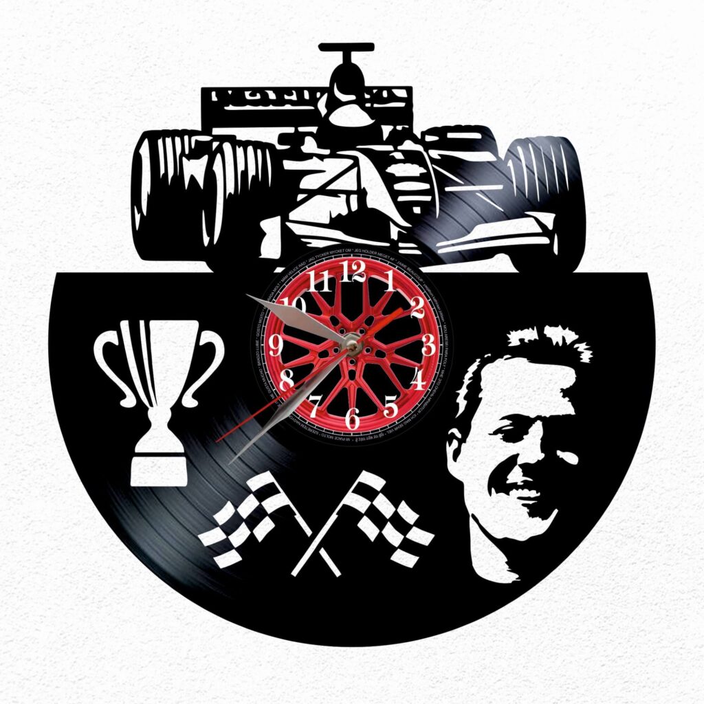 reloj de vinilo Schumacher