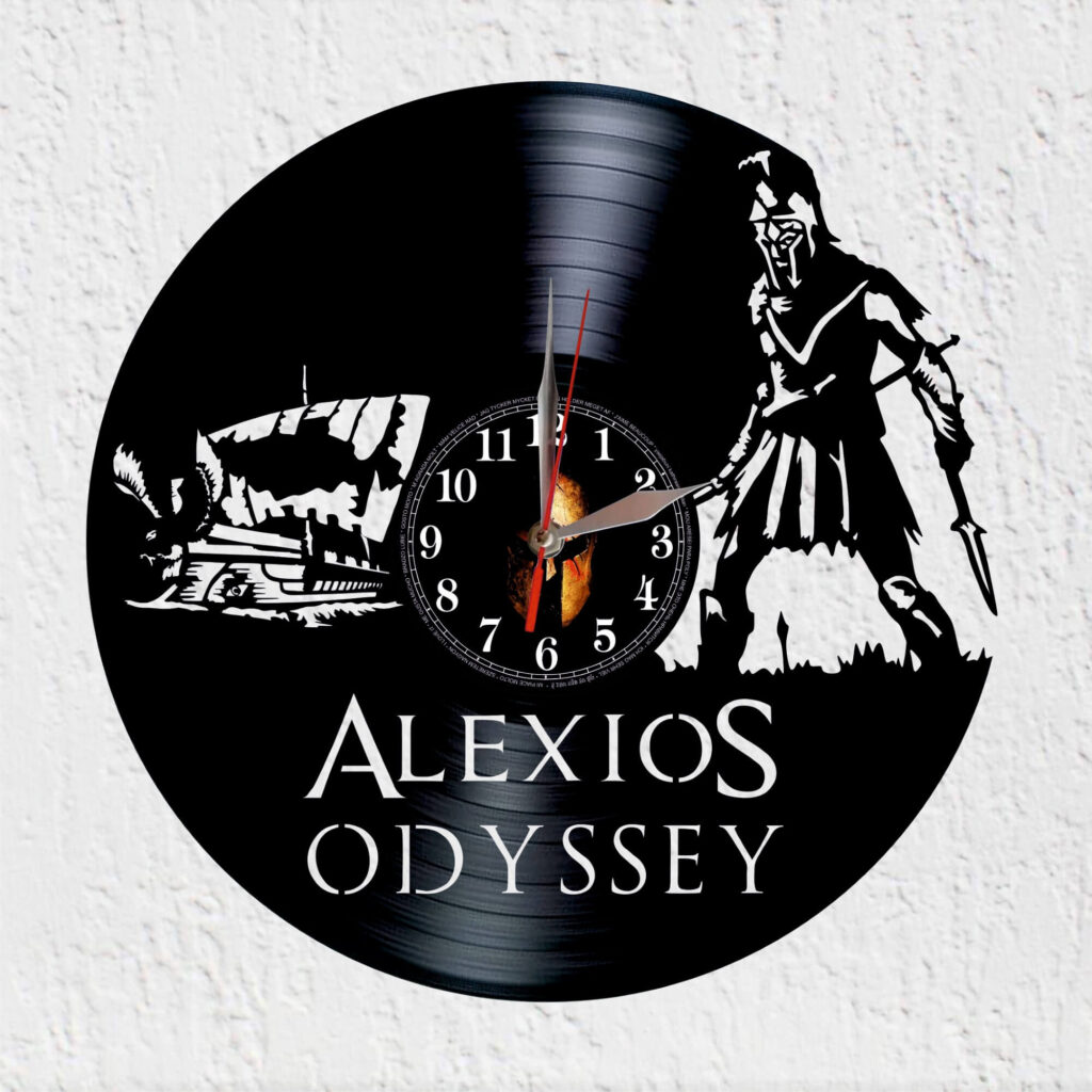 reloj vinilo assassins creed odissey
