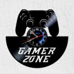 reloj vinilo gamer zone