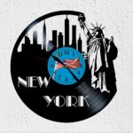 reloj de vinilo nueva york