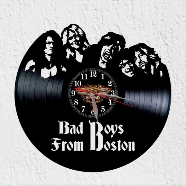 reloj vinilo aerosmith