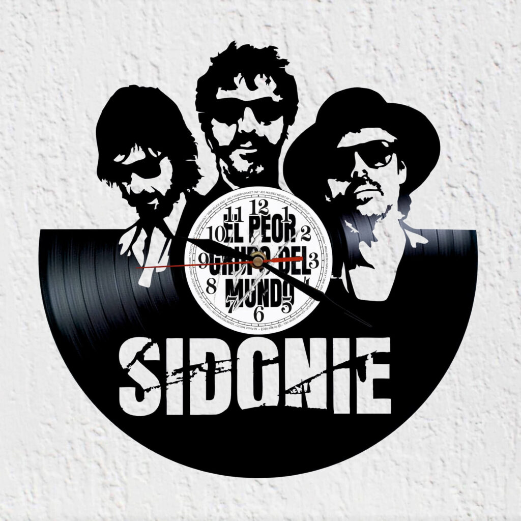reloj de vinilo sidonie