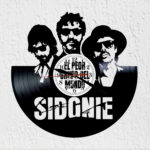 reloj de vinilo sidonie