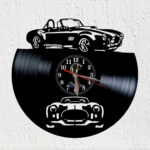 reloj de vinilo shelby cobra