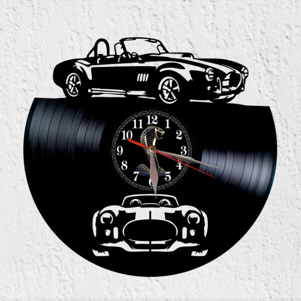 reloj de vinilo shelby cobra