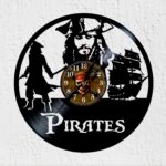 reloj de vinilo Piratas del Caribe