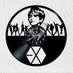 reloj vinilo exo kpop