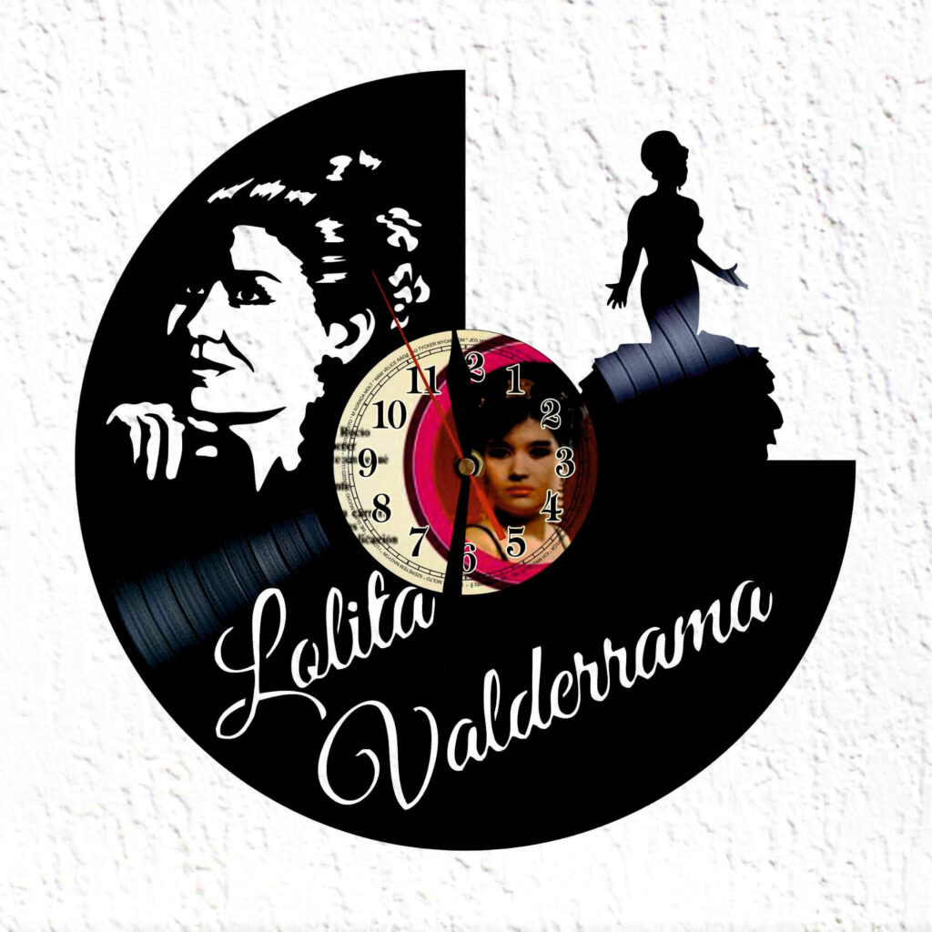 reloj de vinilo lolita