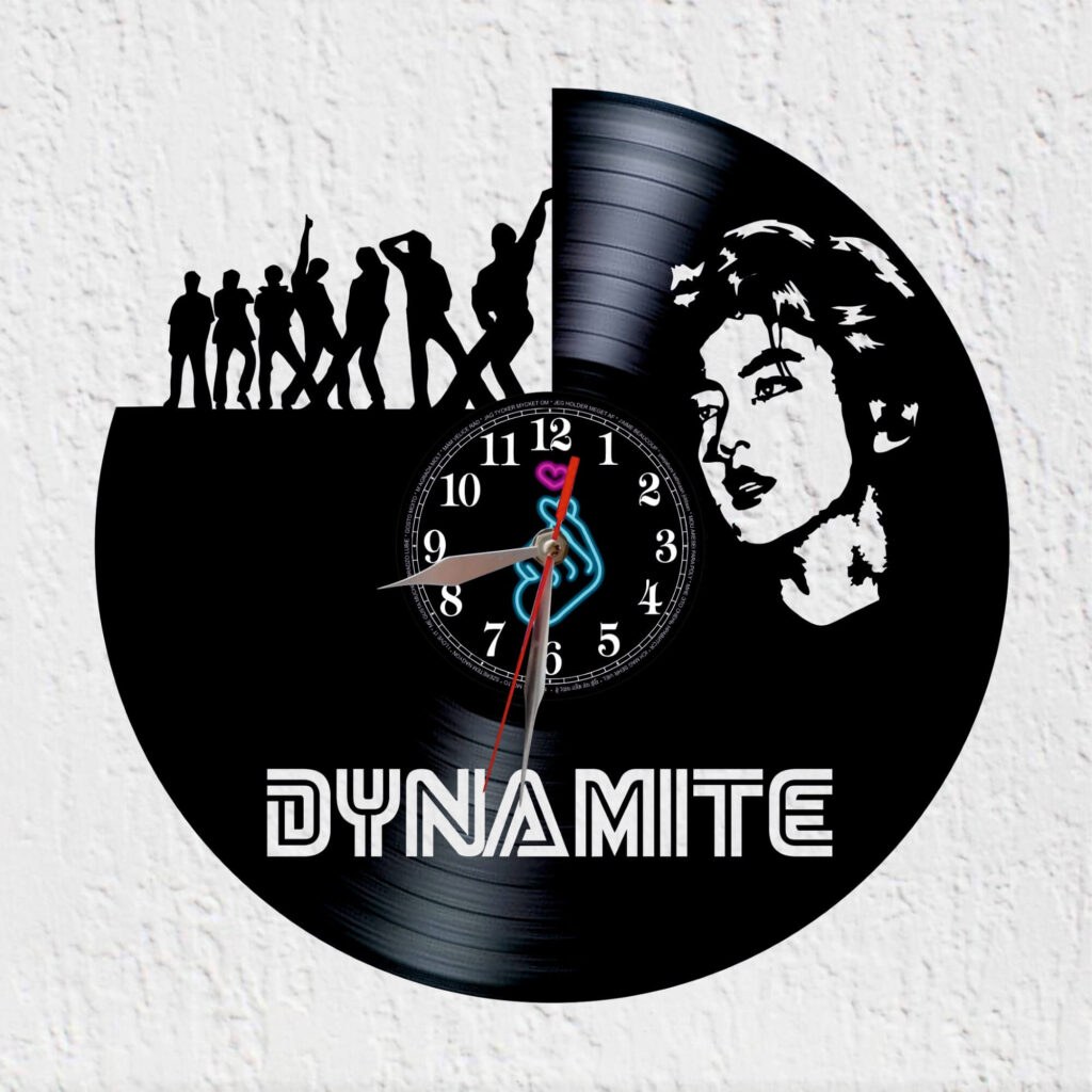 reloj vinilo bts kpop dynamite