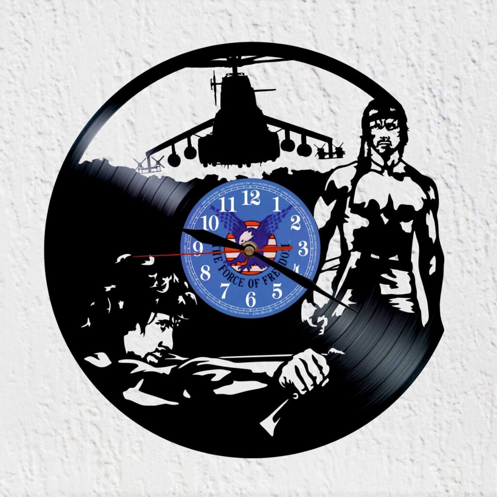 reloj de vinilo Rambo