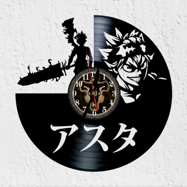 reloj pared black clover anime