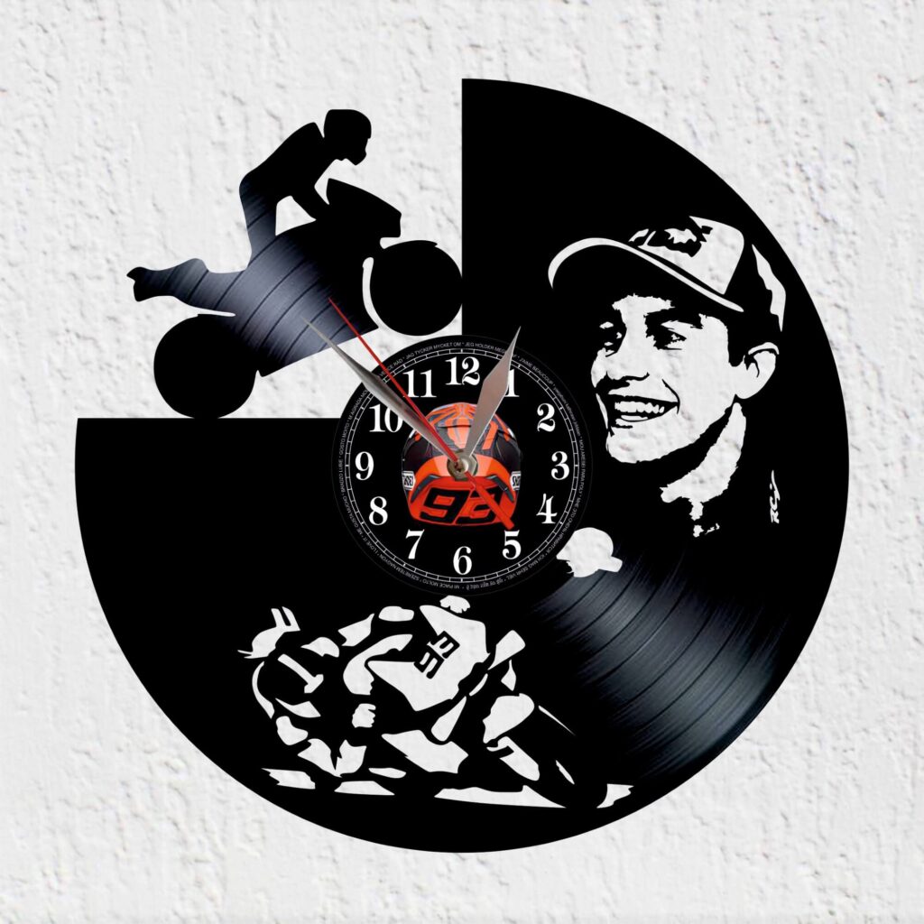 reloj de vinilo Marc Márquez