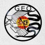 reloj de vinilo GEO