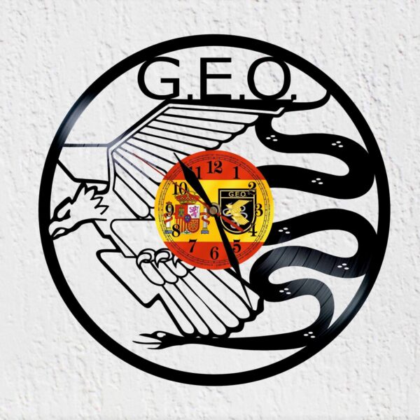 reloj de vinilo GEO