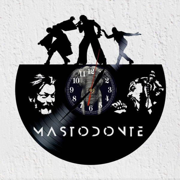 reloj de vinilo mastodonte