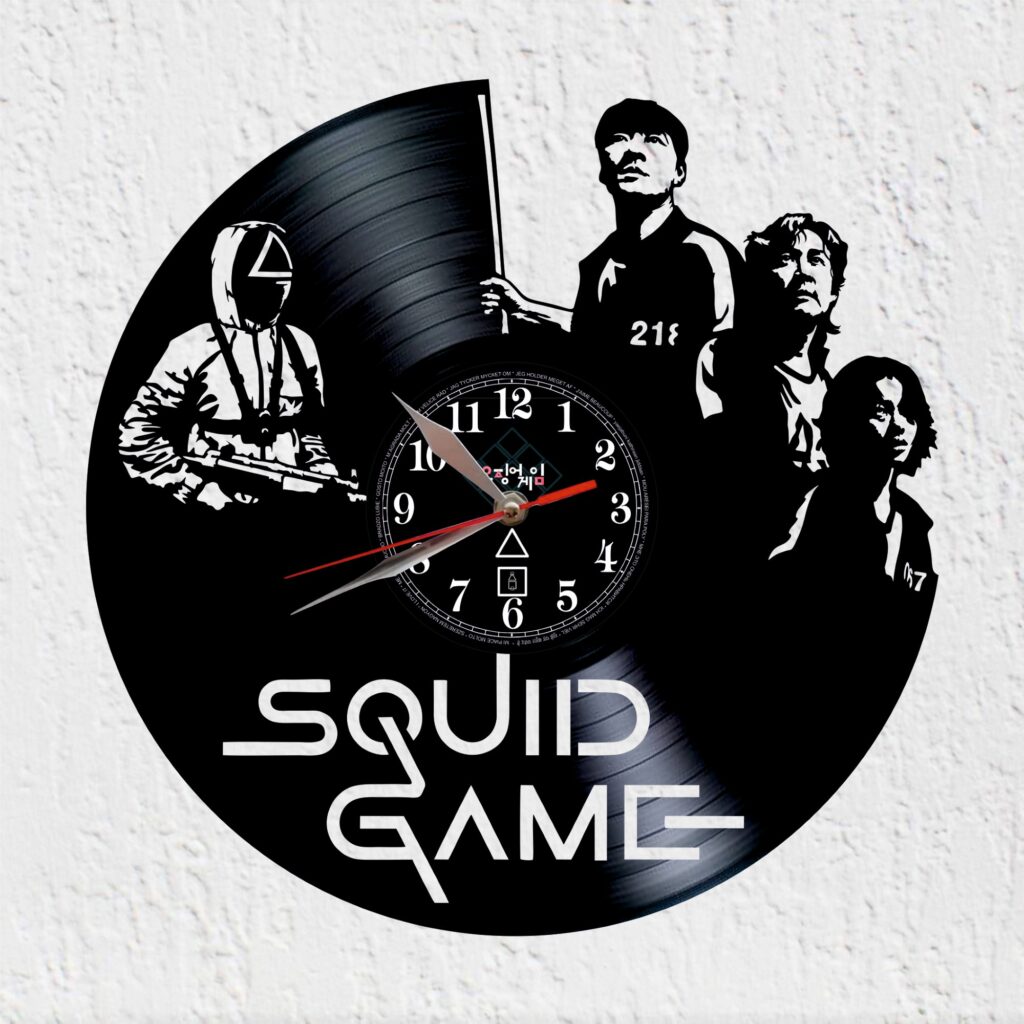 reloj de vinilo Calamares