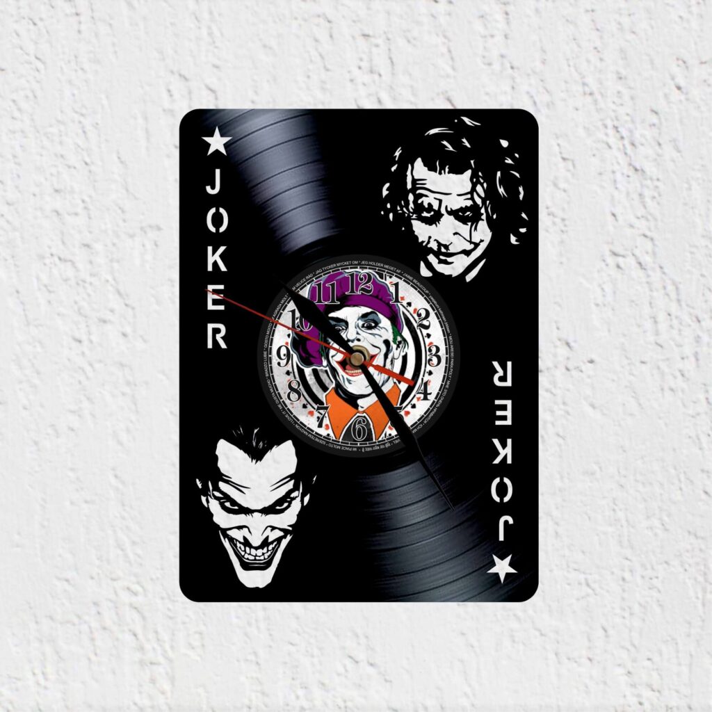 reloj de vinilo batman joker