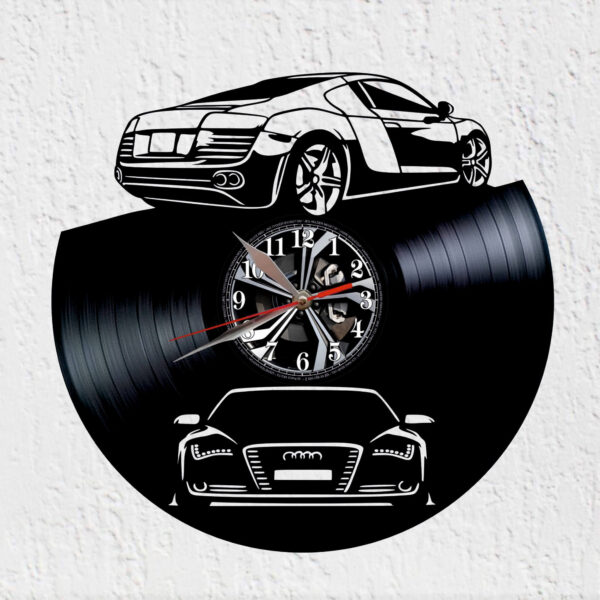 reloj de vinilo audi