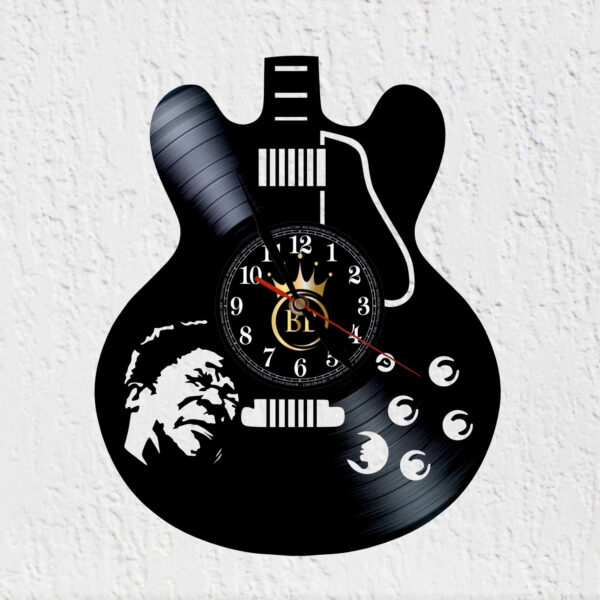 reloj pared vinilo bb king