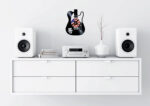 Vinybruce Springsteen guitarra Reloj de Pared - Imagen 2