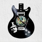 reloj de pared vinilo guitarra carlos santana