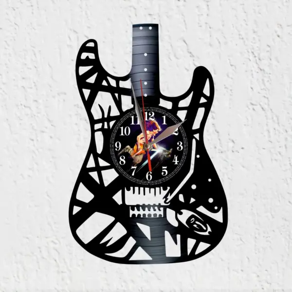 reloj pared guitarra van halen