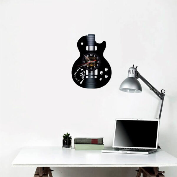 reloj pared gary moore guitarra