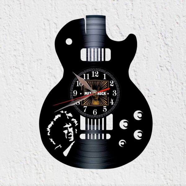 reloj pared gary moore guitarra