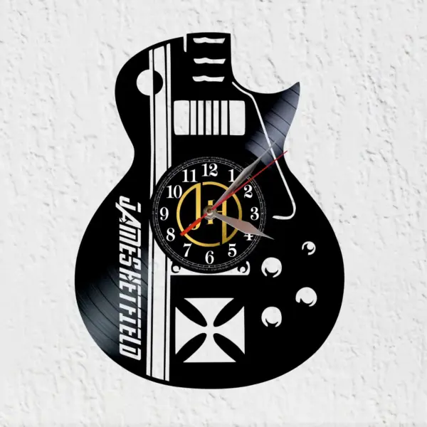 reloj de pared guitarra james hetfield metallica