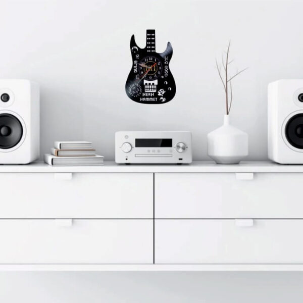 reloj pared quitara kirk hammett metallica m