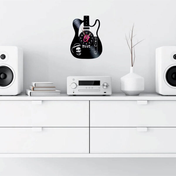 reloj pared rolling stones keith richards guitarra m