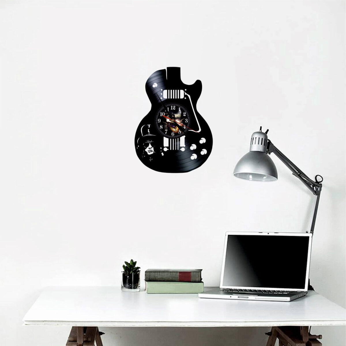 reloj pared guitarra slash guns n roses