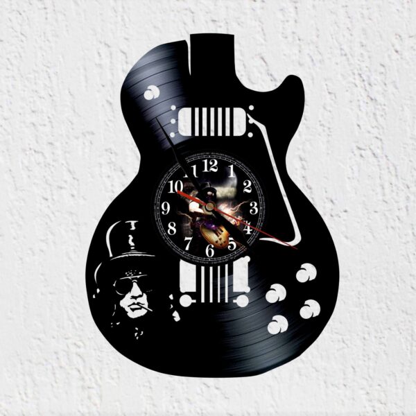 reloj pared guns n roses slash guitarra
