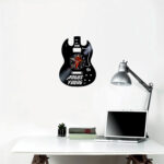 Vinyacdc Angus Younguitar Reloj de Pared - Imagen 2