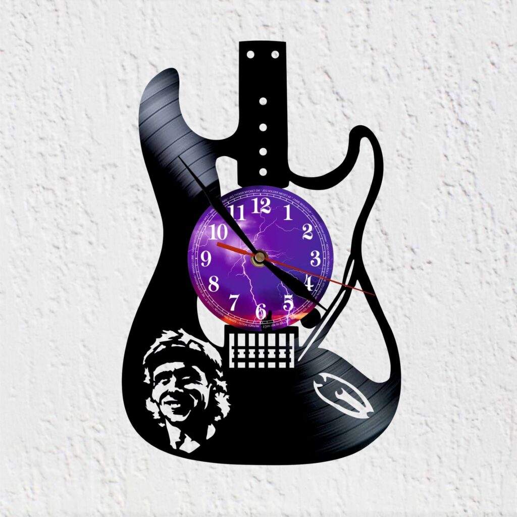 reloj pared guitarra mark knopfler dire straits
