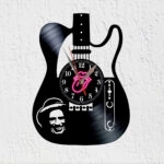 reloj pared rolling stones keith richards guitarra