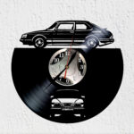 reloj de vinilo saab 900