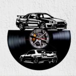 reloj de vinilo nissan skyline