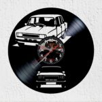 reloj de vinilo seat 124 quadrado