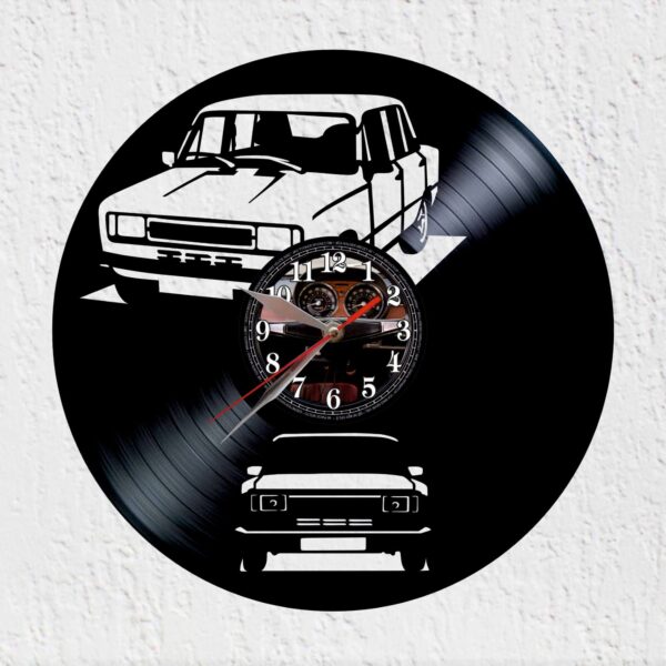 reloj de vinilo seat 124 quadrado