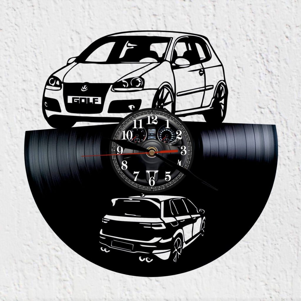 reloj de vinilo vw golf mk5