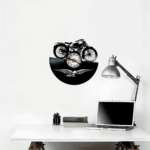 reloj pared moto guzzi le mans