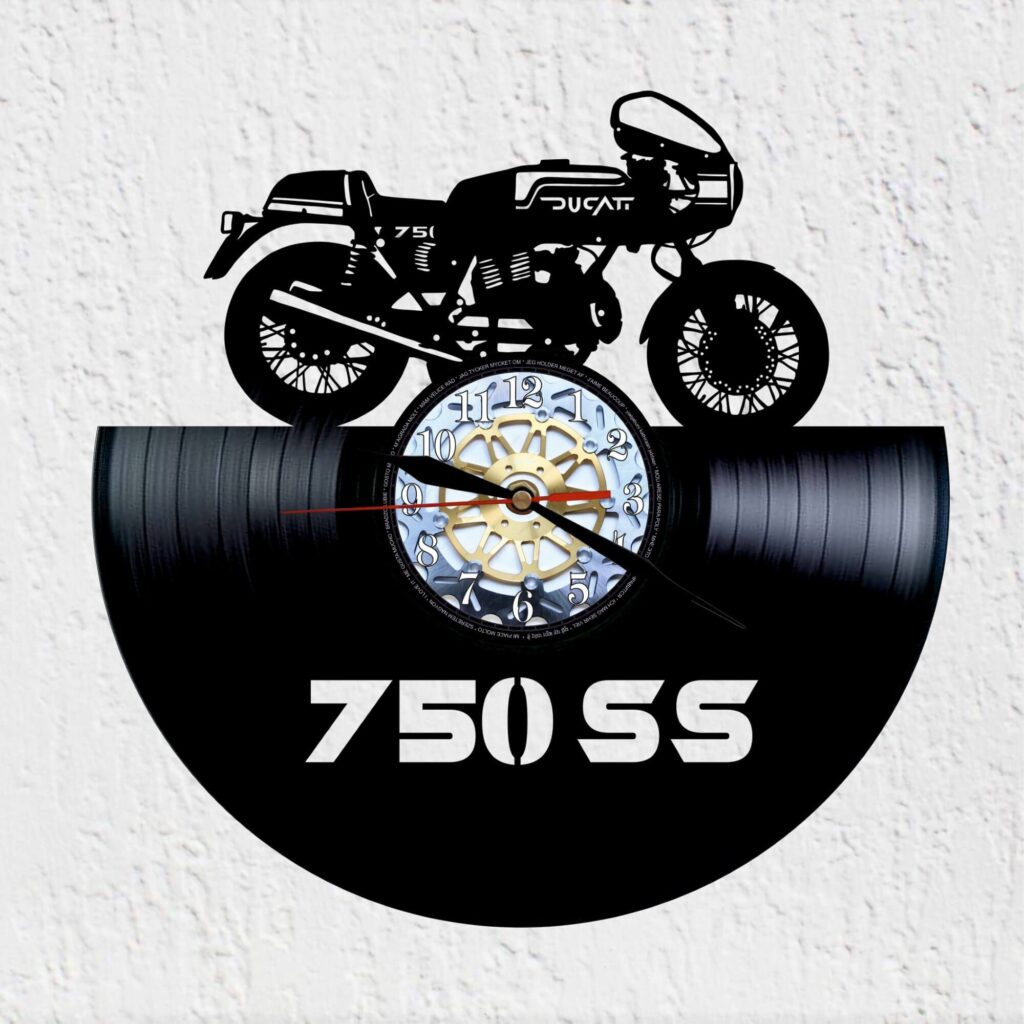 reloj de vinilo ducati 750ss