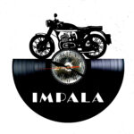 reloj de vinilo impala montesa