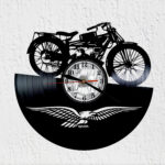 reloj de vinilo moto guzzi
