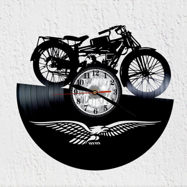 reloj de vinilo moto guzzi