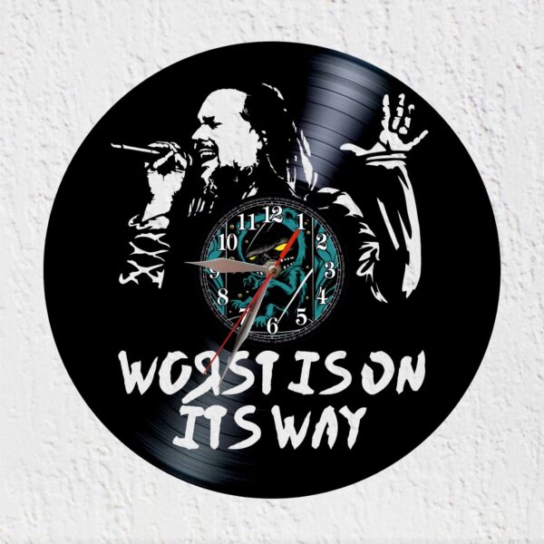 reloj vinilo korn