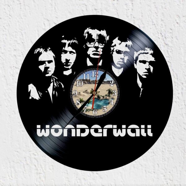 reloj vinilo oasis